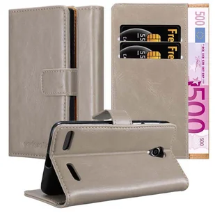 Etui Do ZTE Blade L7 w Pokrowiec CAPPUCCINO BRĄZOWE Magnet Obudowa Ochronny Case Cover Cadorabo - Etui i futerały do telefonów - miniaturka - grafika 1