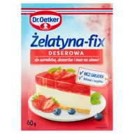 Bakalie - Dr. Oetker Żelatyna-fix deserowa 60 g Dr. Oetker - miniaturka - grafika 1