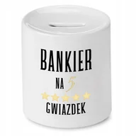 Skarbonki - Dla Zegarmistrza Skarbonka na Urodziny na Prezent z Nadrukiem ze Zdjęciem + Opakowanie na prezent (wzór 01) - miniaturka - grafika 1