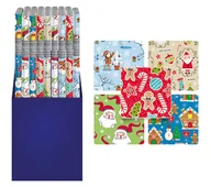 Akcesoria do pakowania - Papier świąteczny CHRISTMAS KIDS 200x70cm INTERDRUK - miniaturka - grafika 1