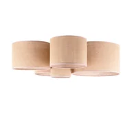 Lampy sufitowe - Duolla - Plafon ROLLER PENTO 5xE27/60W/230V beżowy - miniaturka - grafika 1