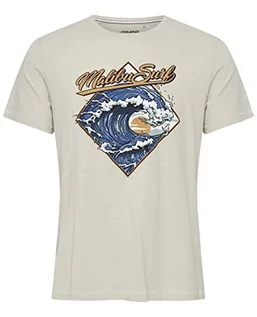Koszulki męskie - Blend Męski T-shirt, 141107/Oyster Gray, XXL - grafika 1