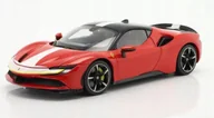Samochody i pojazdy dla dzieci - Ferrari SF90 Stradale red 1:18 BBURAGO - miniaturka - grafika 1