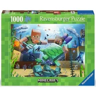 Puzzle - Puzzle RAVENSBURGER Minecraft (1000 elementów) - miniaturka - grafika 1