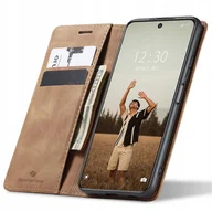 Etui i futerały do telefonów - Spacecase Etui Wallet Redmi Note 10 Pro light brown - miniaturka - grafika 1