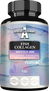 APOLLO'S HEGEMONY FISH COLLAGEN KOLAGEN MORSKI TYPU I 150 KAPSUŁEK - Stawy, mięśnie, kości - miniaturka - grafika 1