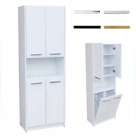 Szafki łazienkowe - Szafka Łazienkowa stojąca z koszem szer. 60cm Producent Kod: 299K - miniaturka - grafika 1