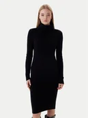 Sukienki - ONLY Sukienka dzianinowa Nellie 15363533 Czarny Regular Fit - miniaturka - grafika 1