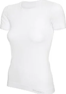 Brubeck SS00970A Koszulka damska z krtkim rkawem COMFORT COTTON biay L - Koszulki i topy damskie - miniaturka - grafika 1