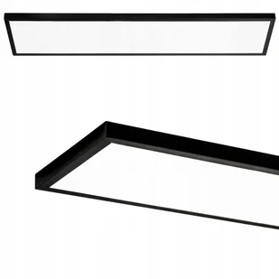 Panel Led sufitowy 120x30 50W natynkowy czarny CCD - Lampy sufitowe - miniaturka - grafika 1