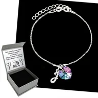 Biżuteria dla dzieci - Bransoletka dla Dziewczynki Litera Imię GRAWER 925 - miniaturka - grafika 1