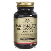 Suplementy naturalne - Solgar, Kompleks Saw Palmetto, Opuncja i Likopen, 50 kapsułek - miniaturka - grafika 1