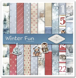 Zestaw do scrapbooking SLS-070 ''Winter Fun'' - Scrapbooking - miniaturka - grafika 1