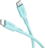 Kable komputerowe i do monitorów - Goobay 77744 kabel USB USB 2.0 1,5 m USB C Turkusowy - miniaturka - grafika 1