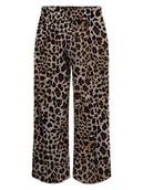 Spodnie damskie - ONLY Kuloty w kolorze czarno-brązowym - miniaturka - grafika 1