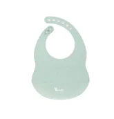 Śliniaki i fartuszki - Bo Jungle śliniak silikonowy Pastel Blue - miniaturka - grafika 1