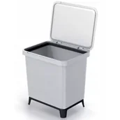Kosze na śmieci - Prosperplast Keden kosz na śmieci systema - popielaty 30 l - miniaturka - grafika 1