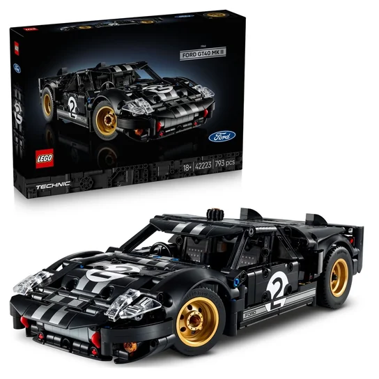 LEGO TECHNIC FORD GT40 MKII SAMOCHÓD WYŚCIGOWY PREZENT DLA FANA MOTORYZACJI NA ŚWIĘTA PREZENT DLA CHŁOPAKA CHŁOPCA MĘŻA NA ŚWIĘTA PREZENT NA URODZINY