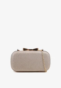 Szampańska Torebka Kopertówka na Zatrzask z Łańcuszkiem Grissana - Torebki damskie - miniaturka - grafika 1