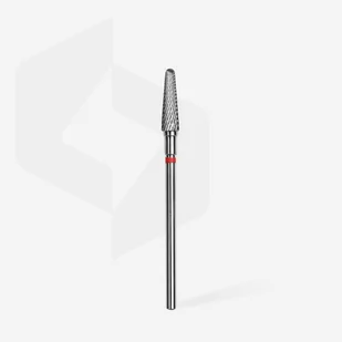 Staleks Frez z Węglika Ścięty Stożek Czerwony 4/13mm - Frezarki do paznokci - miniaturka - grafika 1