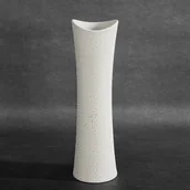 Wazony i flakony - Wazon Dekoracyjny Riso 11X7X40Cm Kremowy - miniaturka - grafika 1