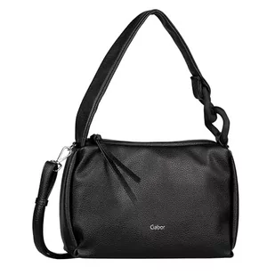 Gabor bags Fiora damska torba na ramię, czarna, czarny, m - Torebki damskie - miniaturka - grafika 1