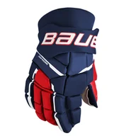 Hokej - Rękawice hokejowe Bauer Supreme M3 Navy/Red/White Intermediate 13 cali - miniaturka - grafika 1