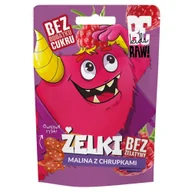 Żelki - BeRAW Kids Żelki malina z chrupkami BeRaw Kids, 35g - miniaturka - grafika 1