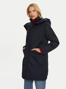 Tommy Hilfiger Parka WW0WW43121 Niebieski Regular Fit - Kurtki damskie - miniaturka - grafika 1