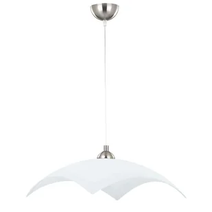 Alfa Drackar 1599.50 lampa wisząca zwis 1x60W E27 chrom/biała - Lampy sufitowe - miniaturka - grafika 1