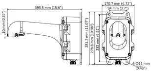 UCHWYT KAMERY BCS-V-UDAS BCS View - Akcesoria do monitoringu - miniaturka - grafika 6