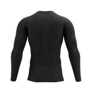COMPRESSPORT Koszulka termoaktywna męska ON/OFF BASE LAYER LS TOP black - Koszulki sportowe męskie - miniaturka - grafika 2