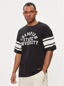 Koszulki męskie - Champion T-Shirt 220011 Czarny Standard Fit - miniaturka - grafika 1