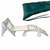 Skoczki dla dzieci - Deska do balansowania + Poduszka Zieleń + Ścianka + Zjeżdżalnia + Pikler - miniaturka - grafika 1