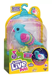 Little Live Pets, Ptaszek interaktywny niebieski - Zabawki interaktywne dla dzieci - miniaturka - grafika 1