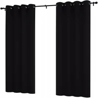 Zasłony - Zasłona gotowa 145x240 na przelotkach zasłony gładkie matowe do salonu - miniaturka - grafika 1