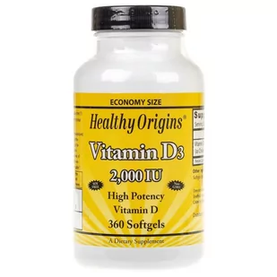Healthy Origins Healthy Origins Witamina D3 2000 IU - 360 kapsułek HOG385 - Witaminy i minerały - miniaturka - grafika 2