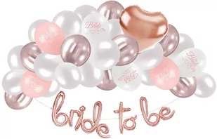Zestaw balonów Bride to be na wieczór panieński - 33 szt. - Wieczór panieński i kawalerski - miniaturka - grafika 1