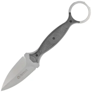 Nóż na szyje Maserin Neck Knife 922 Black G10, Black Stonewashed N690 by Russ Kommer (922/STW) - Noże - miniaturka - grafika 1