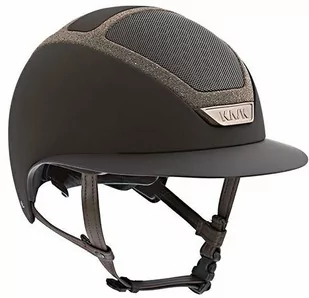 Kask Sport Kask Dogma Chrome Light Swarovski Frame - KASK - brązowy/złoty - roz. 57-59 - Kaski do jazdy konnej - miniaturka - grafika 1