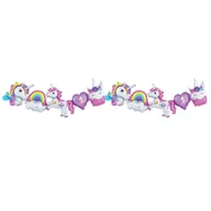 Urodziny dziecka - Girlanda balonowa Jednorożec 206cm x 34cm - miniaturka - grafika 1