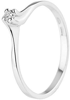 You Ring 19 mm DIAMENTY 0,06 ct ZŁOTO 9 ct 375