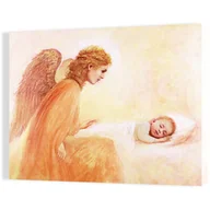 Ikony i obrazy sakralne - Obraz religijny na płótnie Anioł Stróż - miniaturka - grafika 1