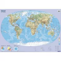 Demart Świat mapa fizyczno-polityczna ścienna - Demart - Atlasy i mapy - miniaturka - grafika 1