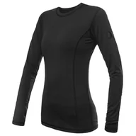 Koszulki sportowe damskie - Damska koszulka Sensor Merino Air Rozmiar: L / Kolor: czarny - miniaturka - grafika 1