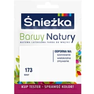 Farby wewnętrzne - Śnieżka Farba lateksowa Barwy Natury TESTER biały 173 25 ml - miniaturka - grafika 1