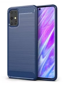 Samsung Carbon Case elastyczne etui pokrowiec Galaxy S20 Ultra niebieski - Etui i futerały do telefonów - miniaturka - grafika 1
