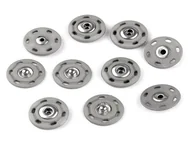 Pasmanteria - kufer-pasmanteria.pl Zatrzaski / guziki plastikowe 25 mm ( Szary ) 02E0-1982B_20220514205854 - miniaturka - grafika 1