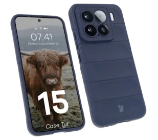 Bizon Tur do Xiaomi 15 Granatowy - Etui i futerały do telefonów - miniaturka - grafika 1