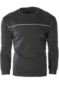Bluza męska bez kaptura 2112 - czarna - Risardi - Bluzy męskie - miniaturka - grafika 1